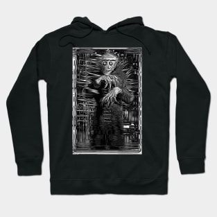 Nosferatu glitch Hoodie